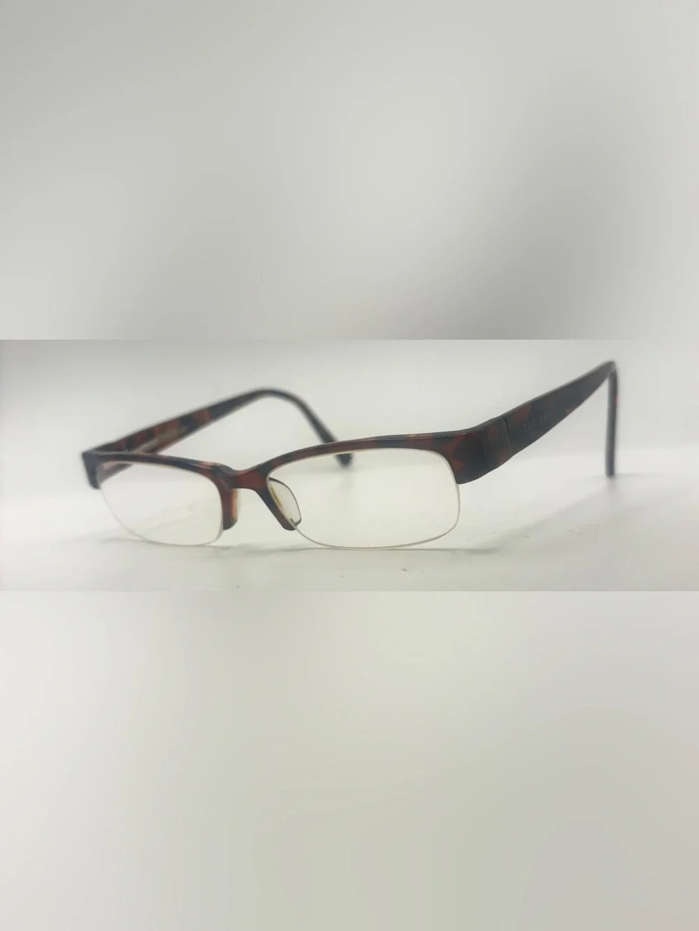 Ted Baker B805 Tortoise Oval Half-Rim Sunglasses Frames Only
